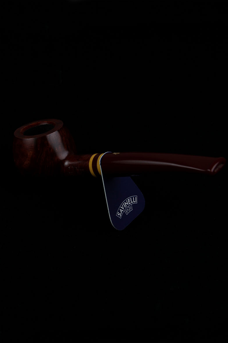 Savinelli REGIMENTAL SMOOTH BURGUNDY 6 mm