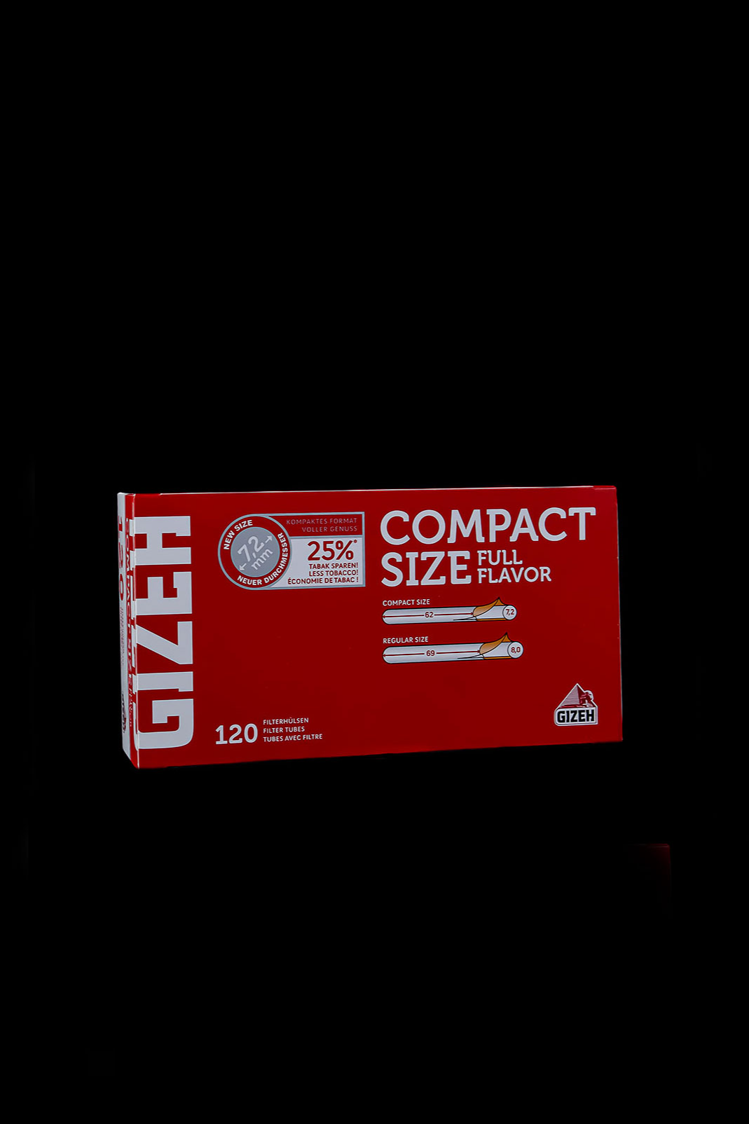 Gizeh compakt size tubes ( 120 ədəd )